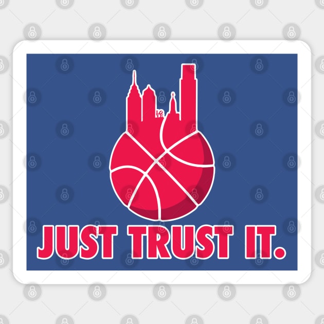 Just Trust It (Red) Sticker by OptionaliTEES